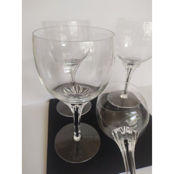 Belfor Crystal Esquisite Cordial Glasses, 6.5" Black Core Stem, Set of 5 - Picture 8 of 9